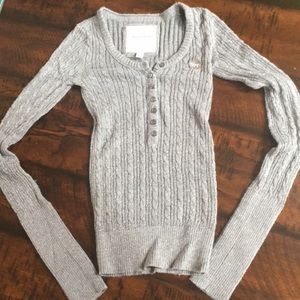grey sweater